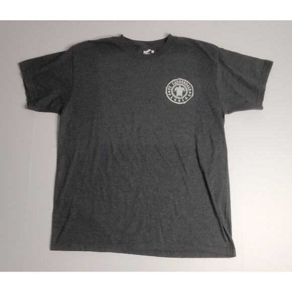 Surf Style Fort Lauderdale Florida Sea Turtle T-Shirt Heather Gray Medium - Picture 2 of 7